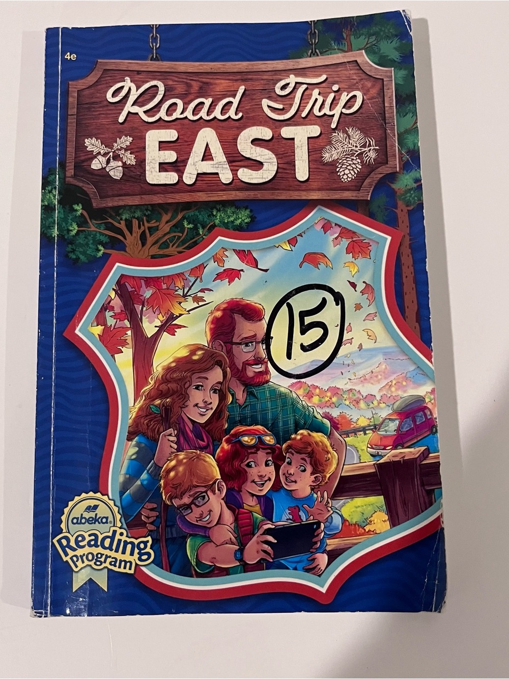 Road Trip EAST Abeka Reading Program Book 4th grade 4e